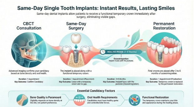 Den6 2 Same-Day Single Tooth Implant — Boynton Beach