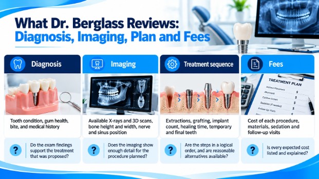 Den7 What Dr. Berglass Reviews: Diagnosis, Imaging, Plan, and Fees